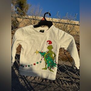 Disney Grinch Holiday Sweatshirt -and Jolly green sweatshirt size 5